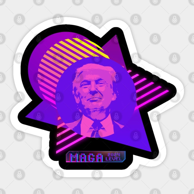 maga player Sticker by Myartstor 